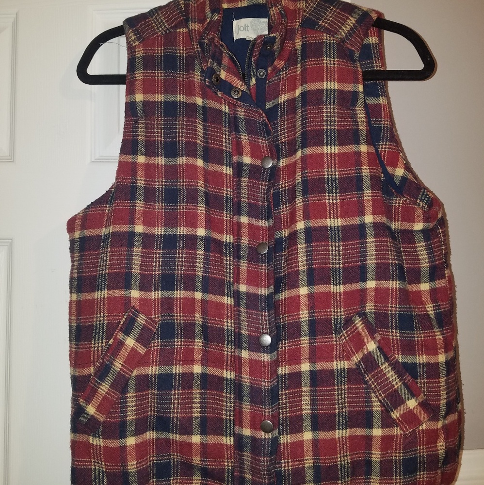 Plaid Vest